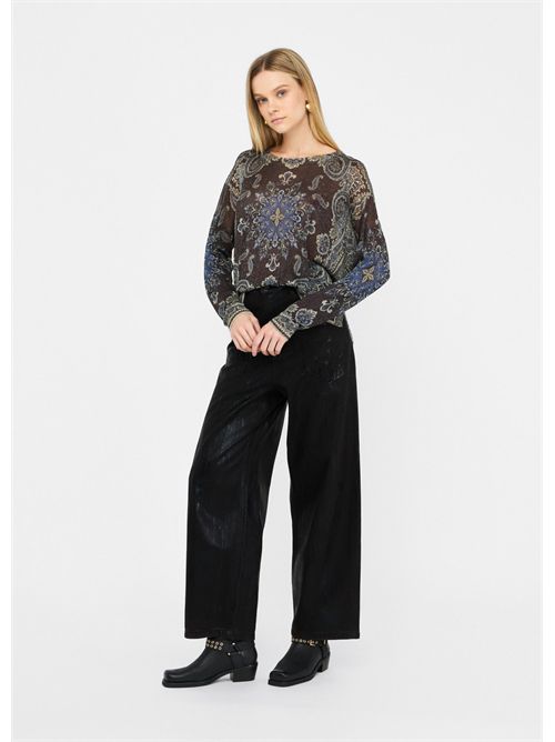 Maglia in lurex® LIU JO | MF5368MA71N/P9156